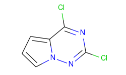 Pyrrolo[2,1-f][1,2,4]triazine, 2,4-dichloro-