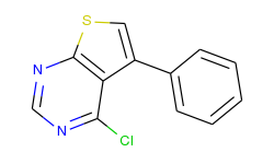 Thieno[2,3-d]pyrimidine, 4-chloro-5-phenyl-