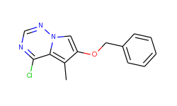 6-Benzyloxy-4-chloro-5-methylpyrrolo[2,1-f][1,2,4]triazine