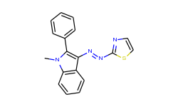 1-methyl-2-phenyl-3(thiazol-2-ylazo)-1h-indole