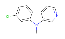 7-chloro-9-methyl-9h-pyrido(3,4-b)indole