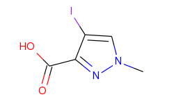 1H-Pyrazole-3-carboxylic acid, 4-iodo-1-methyl-