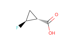 Cyclopropanecarboxylic acid, 2-fluoro-, (1R,2S)-rel-