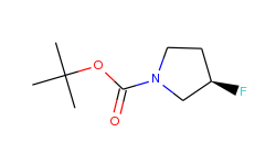 1-Pyrrolidinecarboxylic acid, 3-fluoro-, 1,1-dimethylethyl ester, (3R)-