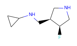 3-Pyrrolidinemethanamine, N-cyclopropyl-4-fluoro-, (3R,4S)-