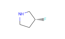 Pyrrolidine, 3-fluoro-, (3R)-