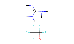 Hexamethylguanidinium-pentafluoroethanolate