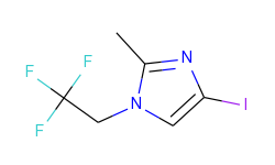 1H-Imidazole, 4-iodo-2-methyl-1-(2,2,2-trifluoroethyl)-