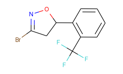3-bromo-5-(2-trifluoromethylphenyl)-4,5-dihydroisoxazole