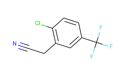 2-chloro-5-trifluoromethylbenzyl cyanide