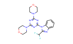 4,4'-(6-(2-(difluoromethyl)-1h-benzo[d]imidazol-1-yl)-1,3,5-triazine-2,4-diyl)dimorpholine
