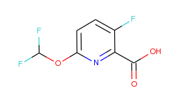 6-(difluoromethoxy)-3-fluoropyridine-2-carboxylic acid