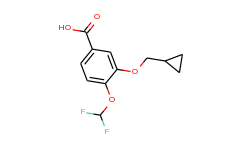 Benzoic acid, 3-(cyclopropylmethoxy)-4-(difluoromethoxy)-
