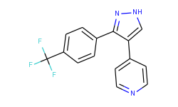 4-{3-[4-(trifluoromethyl)phenyl]-1h-pyrazol-4-yl}-pyridine