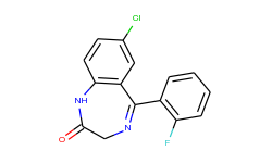 7-chloro-5-(2-fluoro-phenyl)-1,3-dihydro-2h-1,4-benzodiazepin-2-one