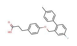 3-{4-[(4-fluoro-4'-methylbiphenyl-2-yl)methoxy]phenyl}propanoic acid