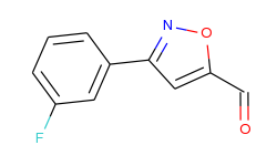 3-(3-fluoro-phenyl)-isoxazole-5-carbaldehyde