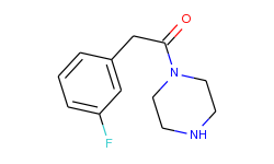 1-[(3-fluorophenyl)acetyl]piperazine