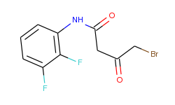4-bromo-n-(2,3-difluorophenyl)-3-oxobutanamide