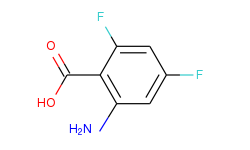 Benzoic acid, 2-amino-4,6-difluoro-