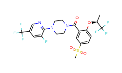 Methanone, [4-[3-fluoro-5-(trifluoromethyl)-2-pyridinyl]-1-piperazinyl][5-(methylsulfonyl)-2-[(1S)-2
