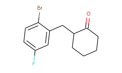 2-(2-bromo-5-fluorobenzyl)cyclohexanone