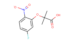 2-(5-FLUORO-2-NITRO-PHENOXY)-2-METHYL-PROPIONIC ACID