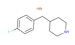Piperidine, 4-[(4-fluorophenyl)methyl]-, hydrobromide