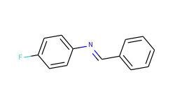 Benzenamine, 4-fluoro-N-(phenylmethylene)-