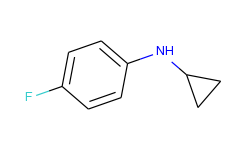 Benzenamine, N-cyclopropyl-4-fluoro- (9CI)