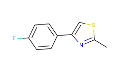 Thiazole, 4-(4-fluorophenyl)-2-methyl-