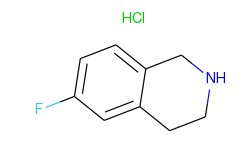 Isoquinoline, 6-fluoro-1,2,3,4-tetrahydro-, hydrochloride