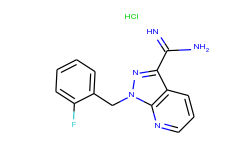 1-(2-Fluoro-benzyl)-1H-pyrazolo[3,4-b]pyridine-3-carboxamidine hydrochloride