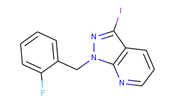 1-(2-Fluorobenzyl)-3-iodo-1H-pyrazolo[3,4-b]pyridine