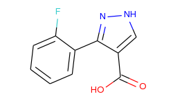 3-(2-Fluorophenyl)-pyrazole-4-carboxylic acid