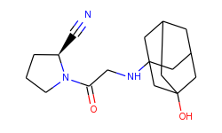 (S)-1-[N-(3-hydroxy-1-adamantyl)glycyl]pyrrolidine-2-carbonitrile