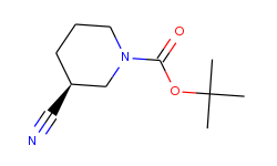 1-Piperidinecarboxylic acid, 3-cyano-, 1,1-dimethylethyl ester, (3S)-