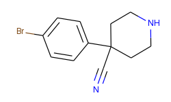 4-(4-Bromophenyl)piperidine-4-carbonitrile