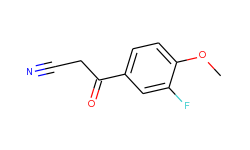 3-FLUORO-4-METHOXYBENZOYLACETONITRILE
