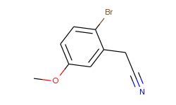 Benzeneacetonitrile, 2-bromo-5-methoxy-