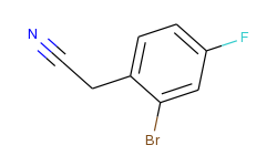 Benzeneacetonitrile, 2-bromo-4-fluoro-