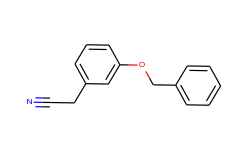 Benzeneacetonitrile, 3-(phenylmethoxy)-