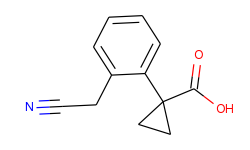1-(2-(cyanomethyl)phenyl)cyclopropanecarboxylic acid