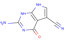 1H-Pyrrolo[2,3-d]pyrimidine-5-carbonitrile, 2-amino-4,7-dihydro-4-oxo-