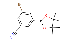 3-Bromo-5-(4,4,5,5-tetramethyl-1,3,2-dioxaborolan-2-yl)benzonitrile