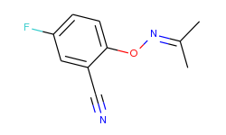 Benzonitrile, 5-fluoro-2-[[(1-methylethylidene)amino]oxy]-