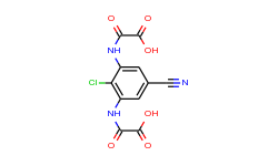 Acetic acid, 2,2'-[(2-chloro-5-cyano-1,3-phenylene)diimino]bis[2-oxo-