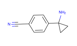 4-(1-aminocyclopropyl)benzonitrile