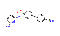 [1,1'-Biphenyl]-4-sulfonamide, N-(6-amino-2-pyridinyl)-4'-cyano-