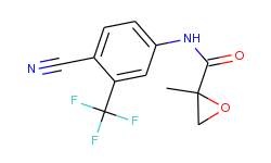 Oxiranecarboxamide, N-[4-cyano-3-(trifluoromethyl)phenyl]-2-methyl-